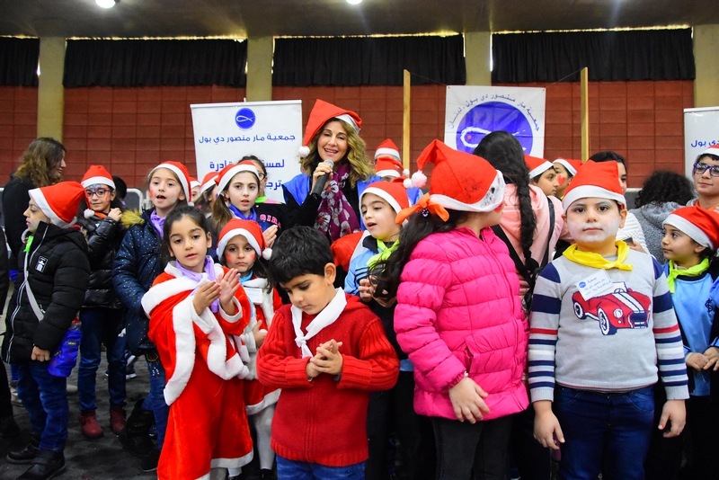 Saint Vincent de paul celebrating Christmas at Jesus & Mary school